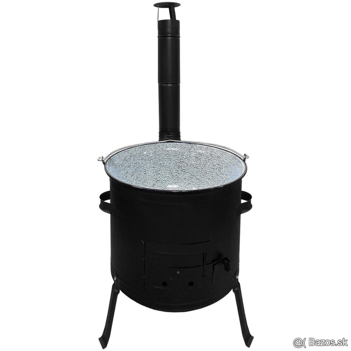 Kotlik na guláš 25L kompletná kotlíková sada s pokrievkou - 2