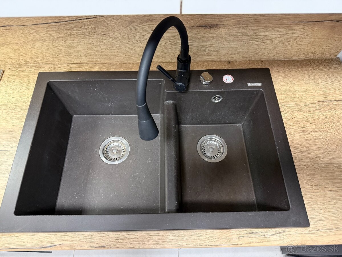 Granitový drez do kuchyne - Pyramis 51 x 79 cm - 2
