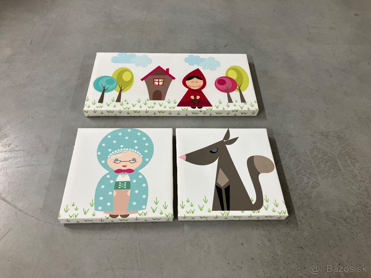 Obrazy červená čiapočka - 2