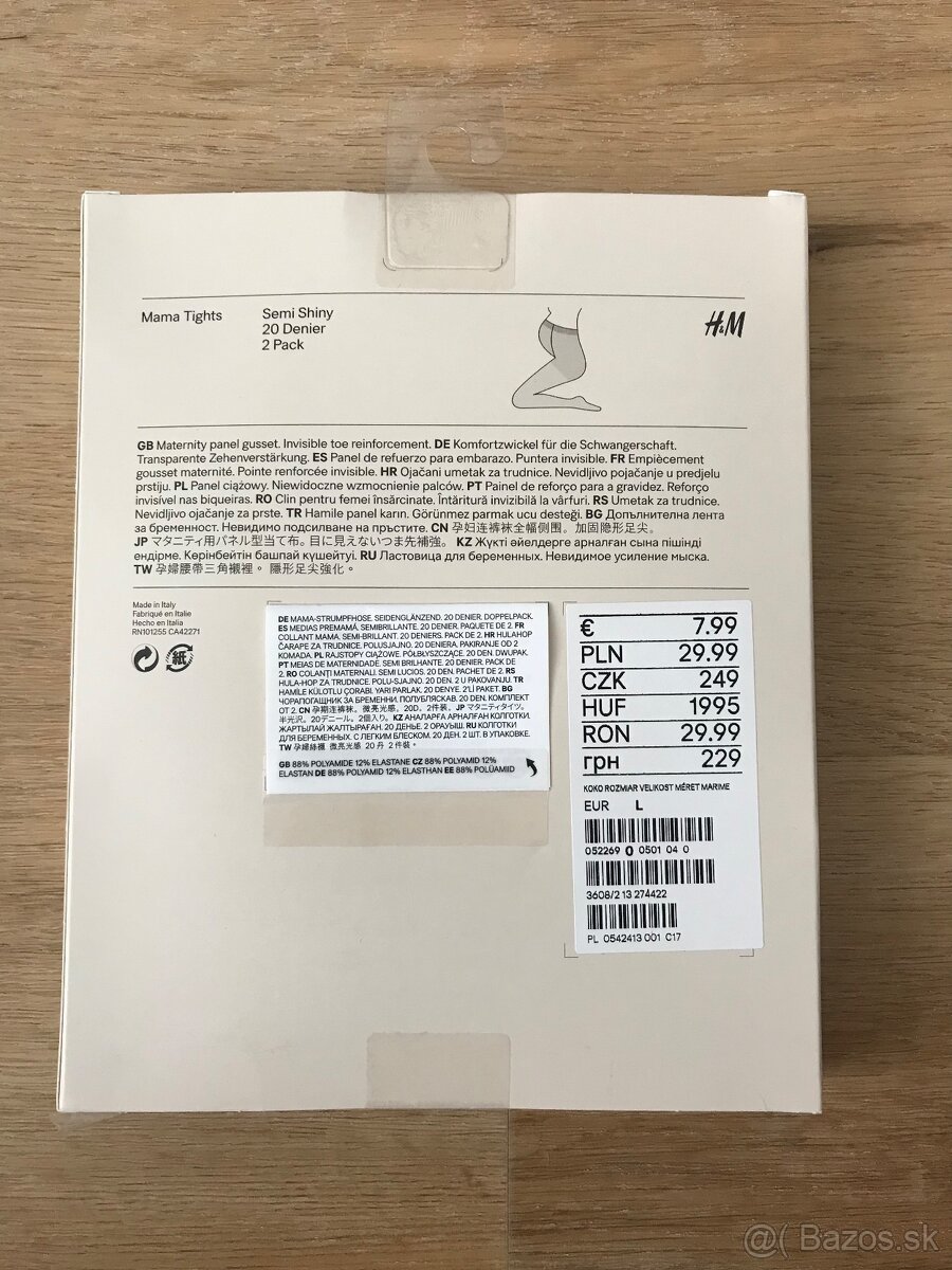 Tehotenské pančuchy - NOVÉ - 2