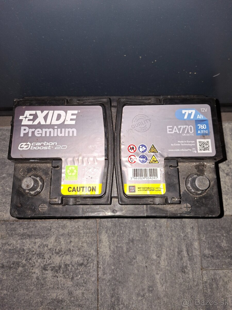 autobateria exide 77ah - 2