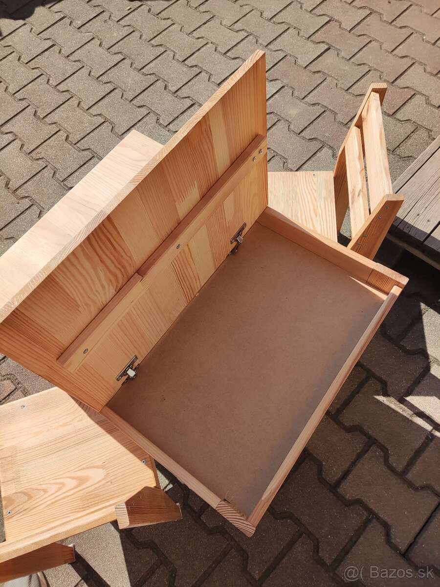 Decky drevený stôl - 2