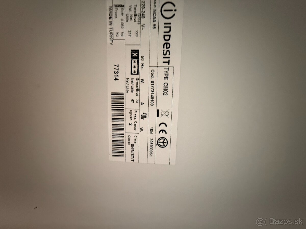 Chladnička INDESIT - funkčná - 2