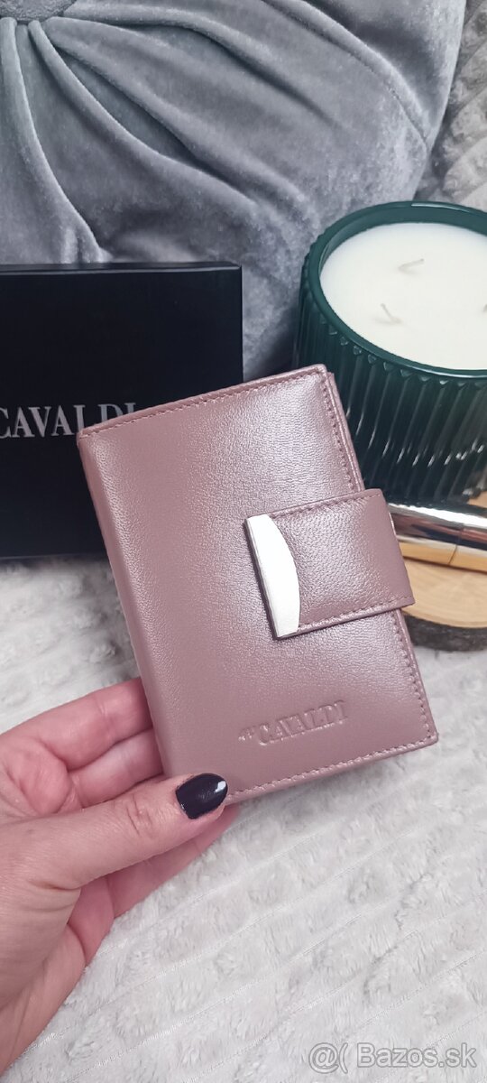 KOŽENÁ staroružová peňaženka - 2