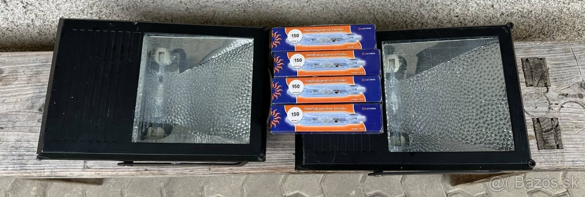 2ks priemyselne vybojkove svetla 150W + vybojky - 2