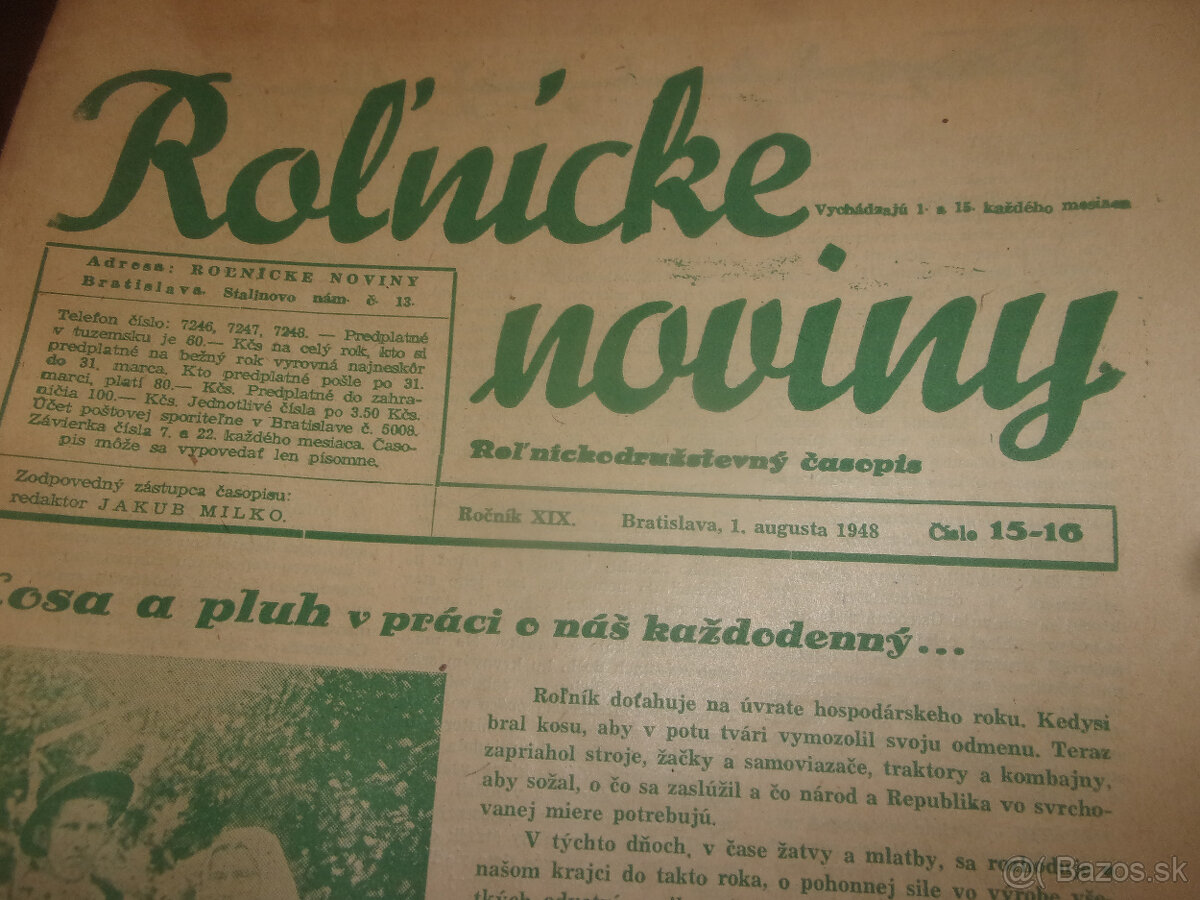 Staré časopisy - 2