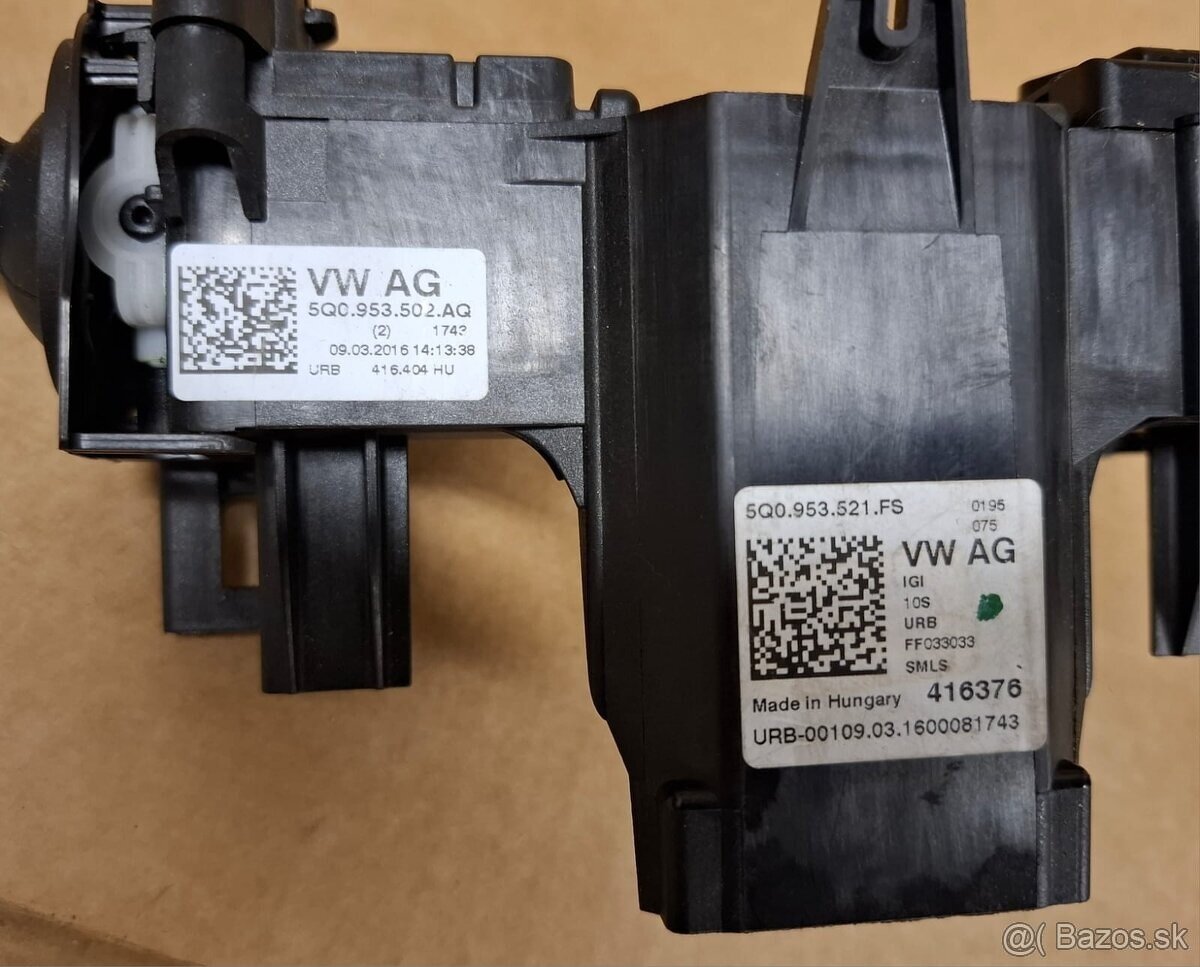 páčky volantu s ACC - Octavia 3, Superb 3 - 2