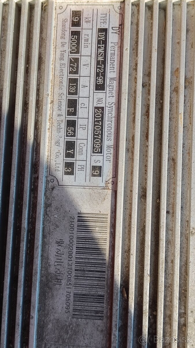 Elektromotor 72v s diferencialom - 2