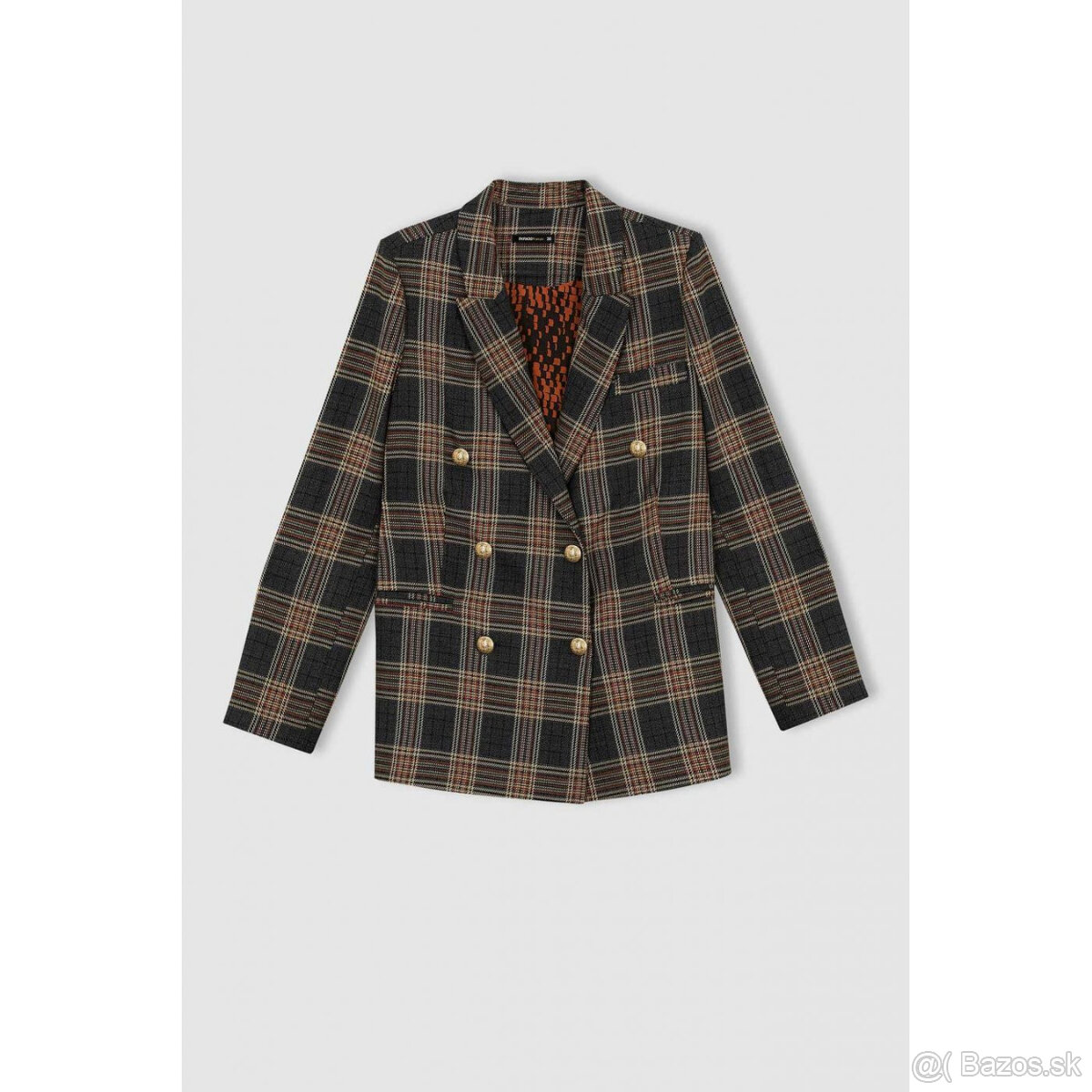 vintage kárované sako - 36 - 2