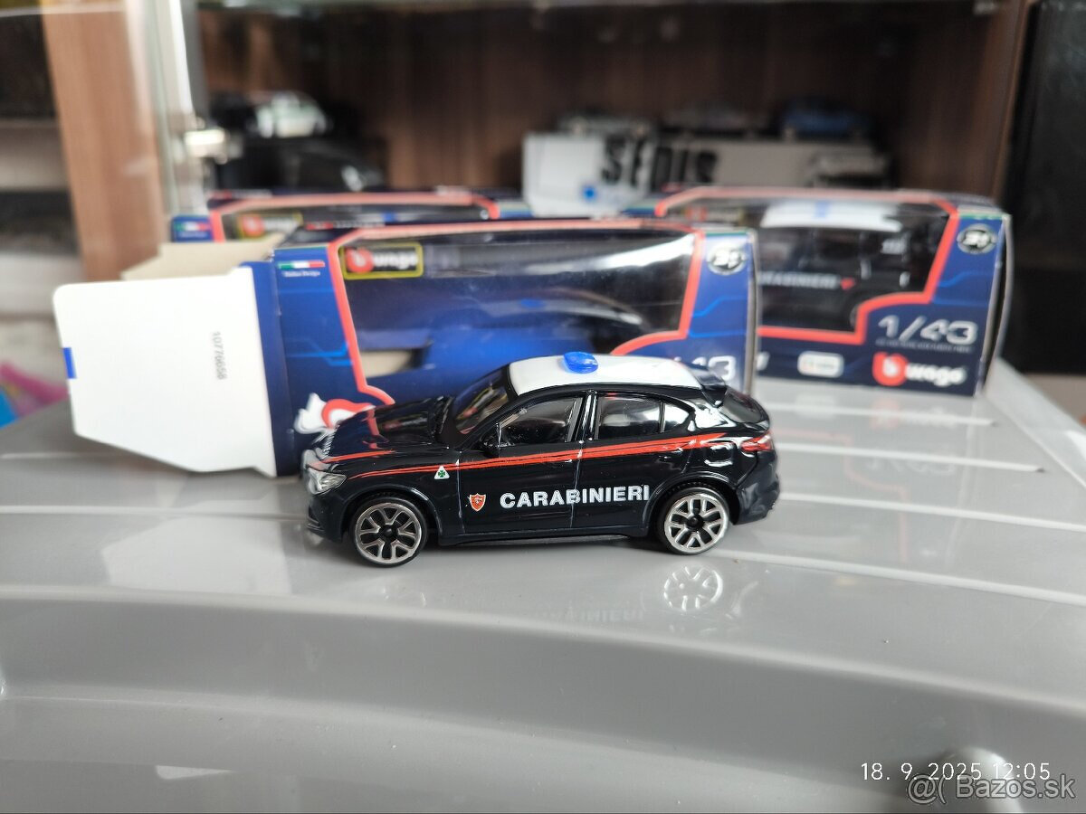 Predám modely bburago v mierke 1:43 - 2