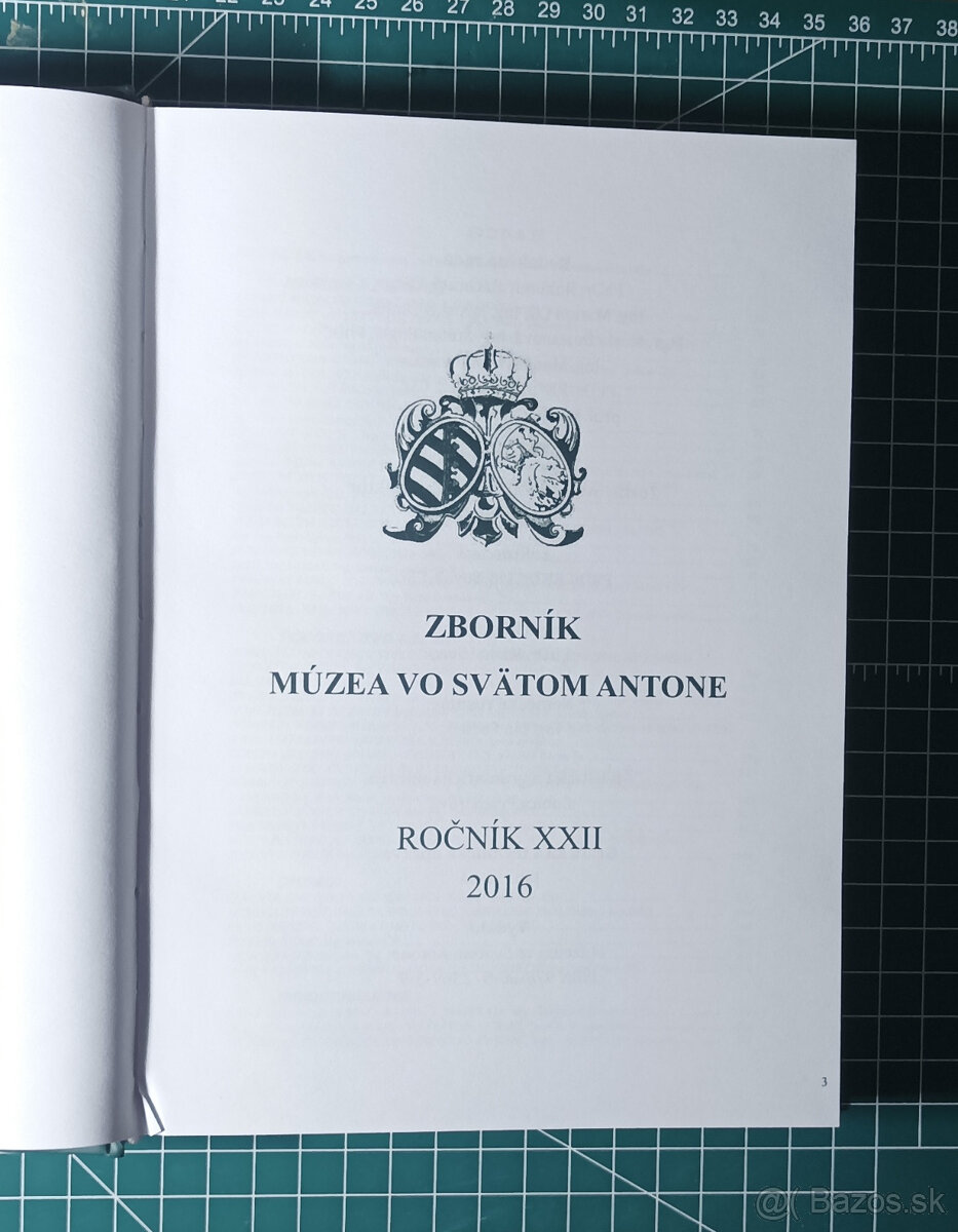 Zborník Múzea vo Svätom Antone - 2