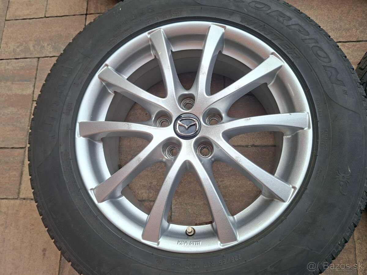 Predám hlinikové disky Mazda--R17 - 2