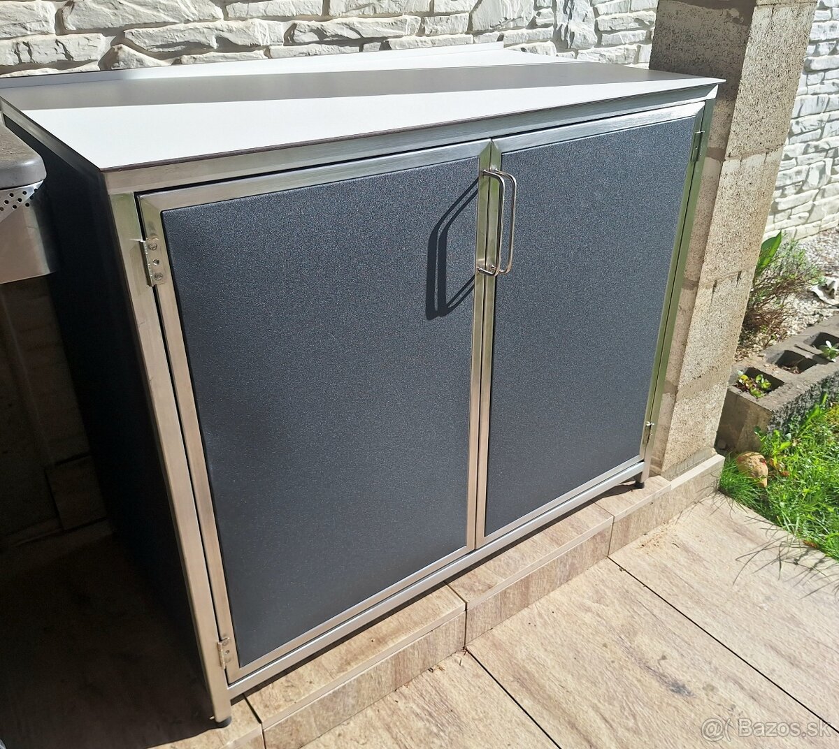 Nerezova skriňa Gastro Nábytok Zahradna Kuchyňa 100x55x85 - 2