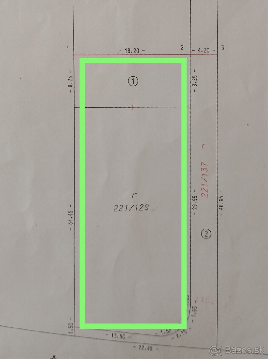 Slnečný pozemok pri hlavnej ceste 787 M2 Teriakovce - 2