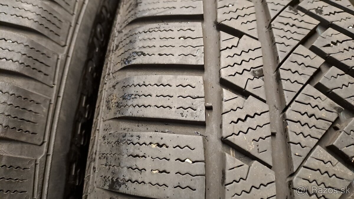 Predám 4ks jazdené zimné 205/60r16-92H Continental - 2