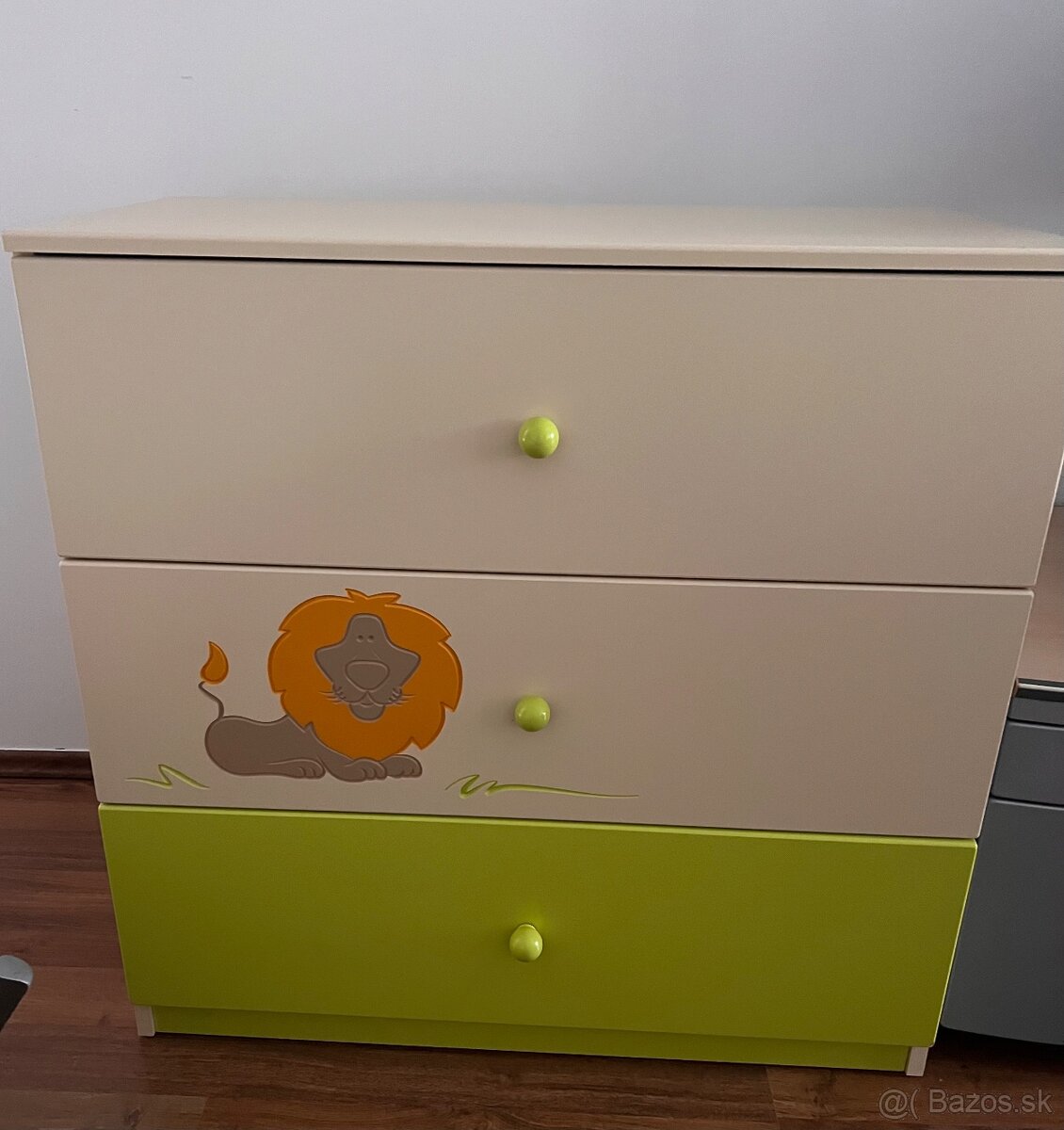 KOMPLETNÁ DETSKÁ IZBA MEBLIK - SAVANA (Postieľka a Nábytok) - 2