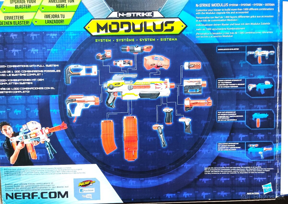 NERF modulus - 5 doplnkov + terčík - 2