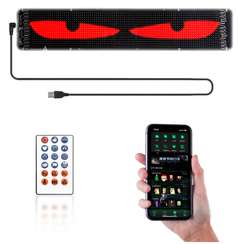 Flexibilná LED obrazovka pre auto,BT,aplikácia a DO.. - 2