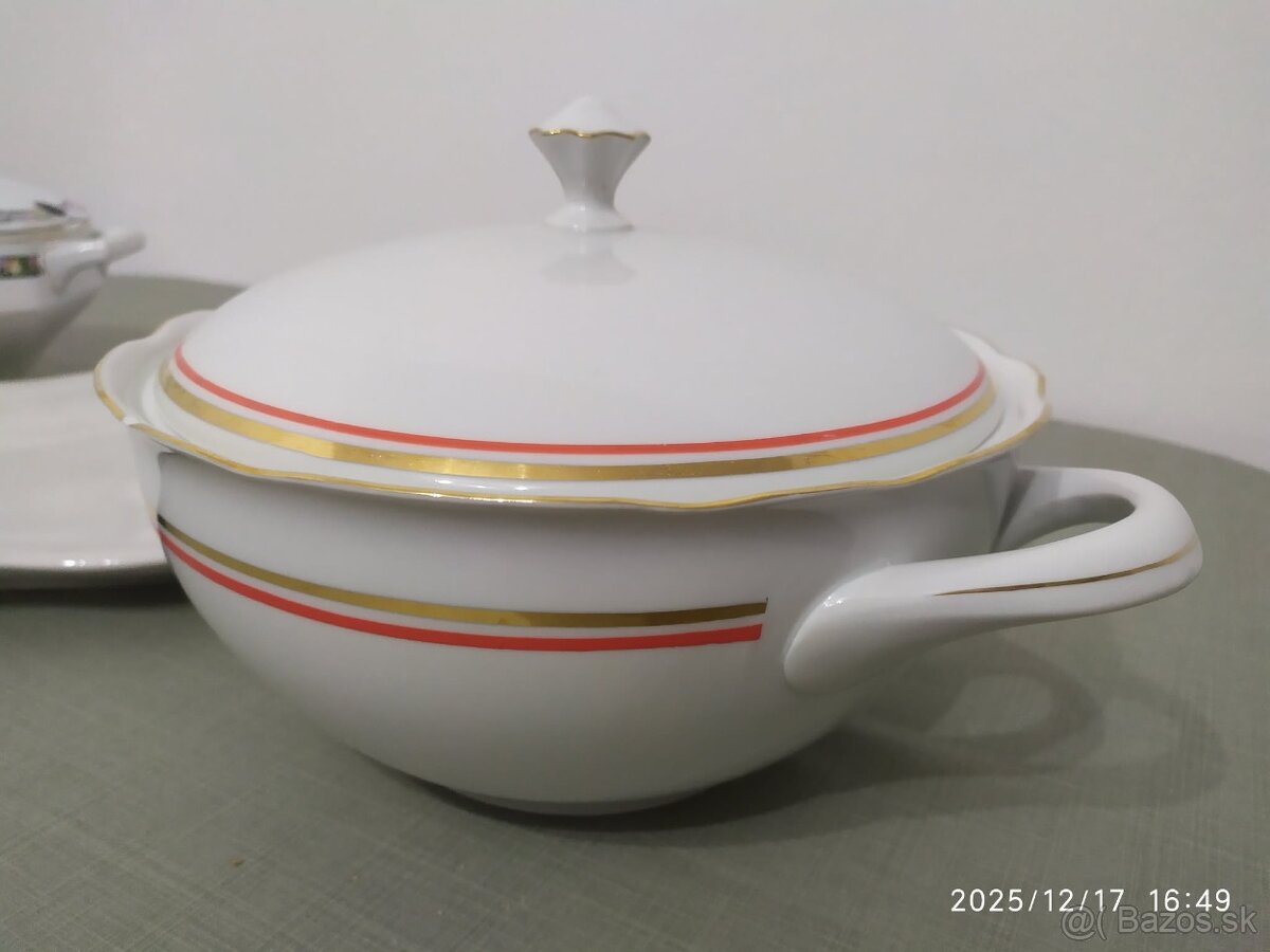 Nádoby na polievku a podnos - 2
