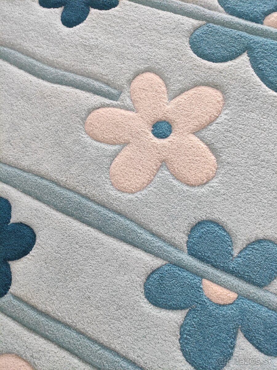 Koberec s kvietkami 100x200 cm - 2