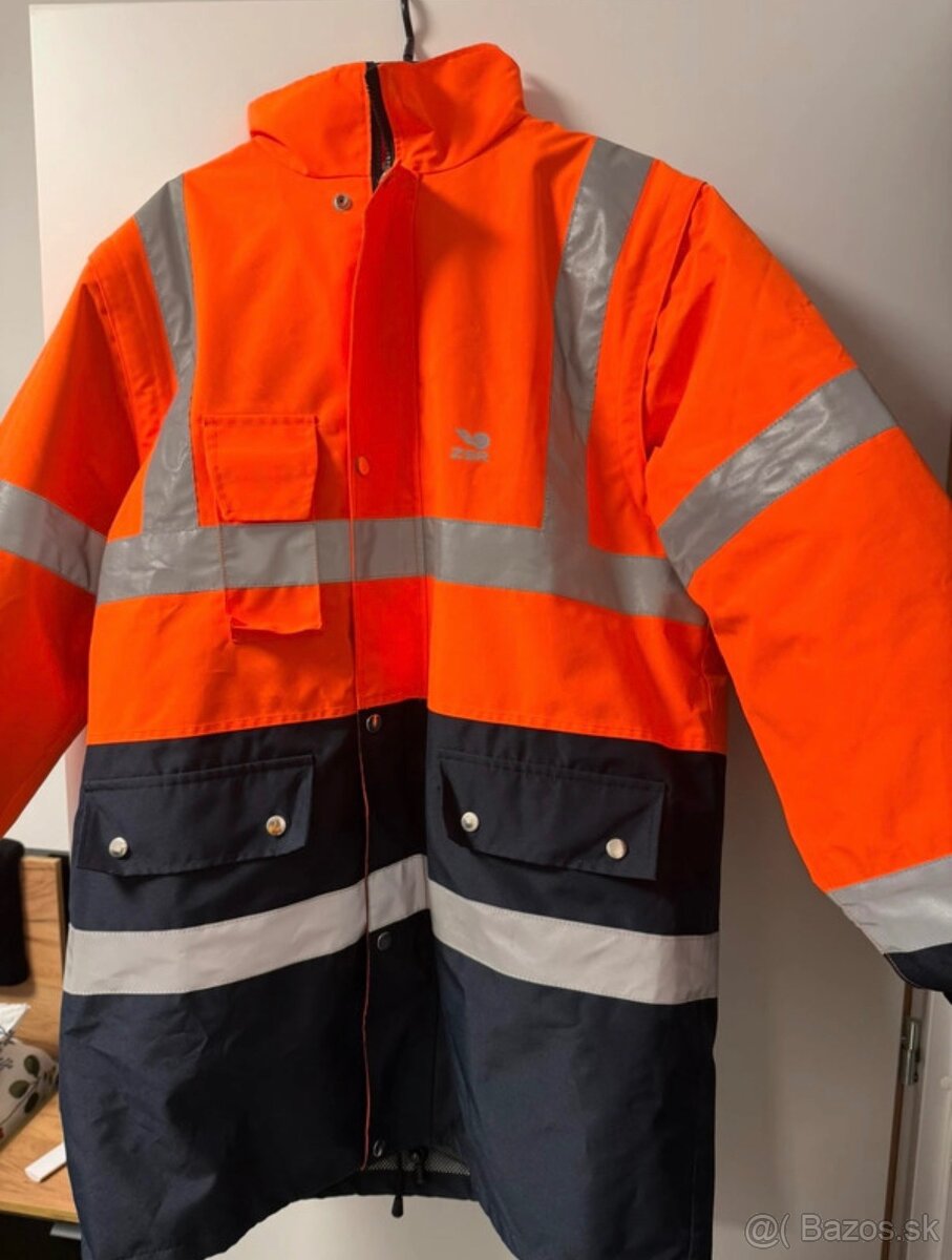 Výstražná pracovná bunda Rempo - 2
