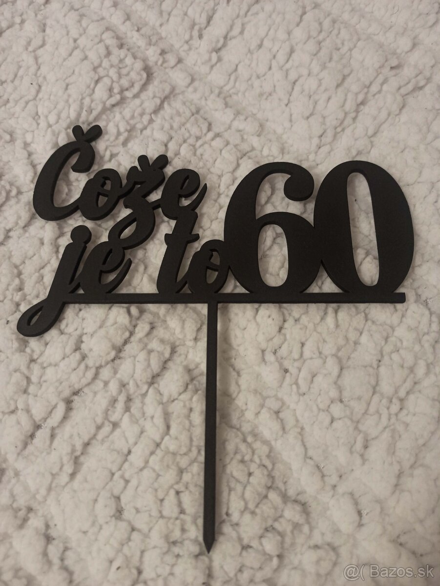 Zápich na tortu 50,60,70 - 2