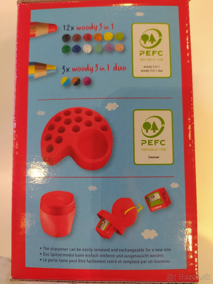 Stabilo woody 15 ks - 2