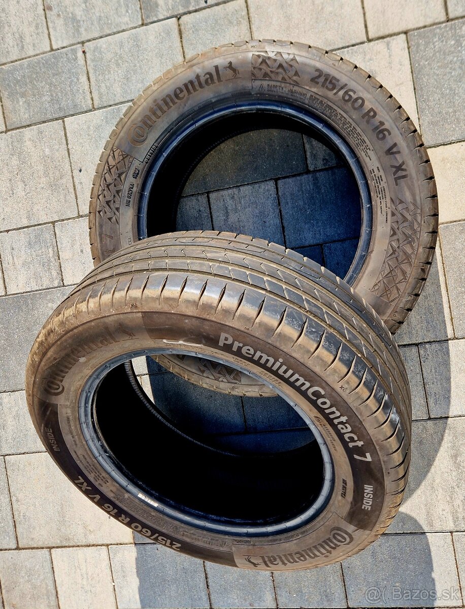 215/60R16 Continental PremiumContact 7 - 2