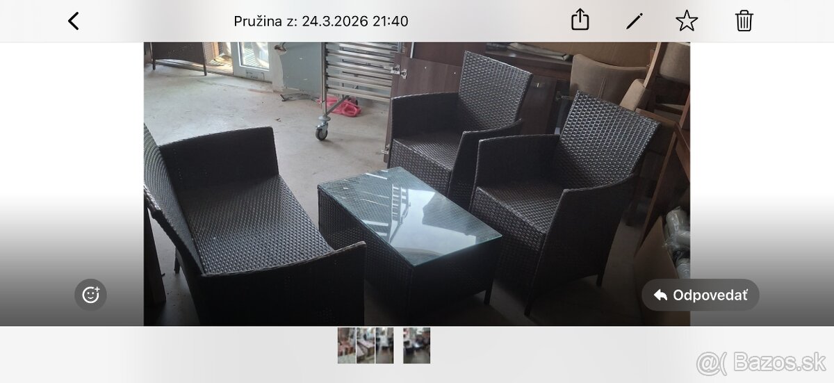 Predam ratanovy set. - 2