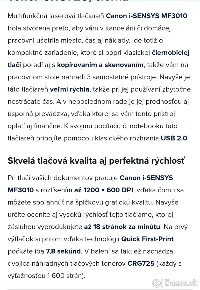Multifunkčné zariadenie Canon, - 2