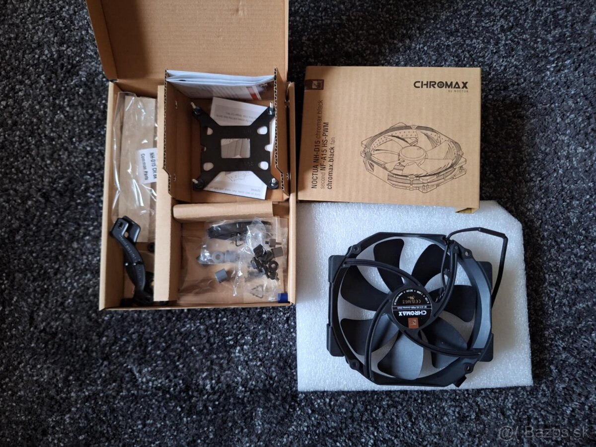 CHLADIČ CPU - NOCTUA NH-D15 chromax BLACK - 2