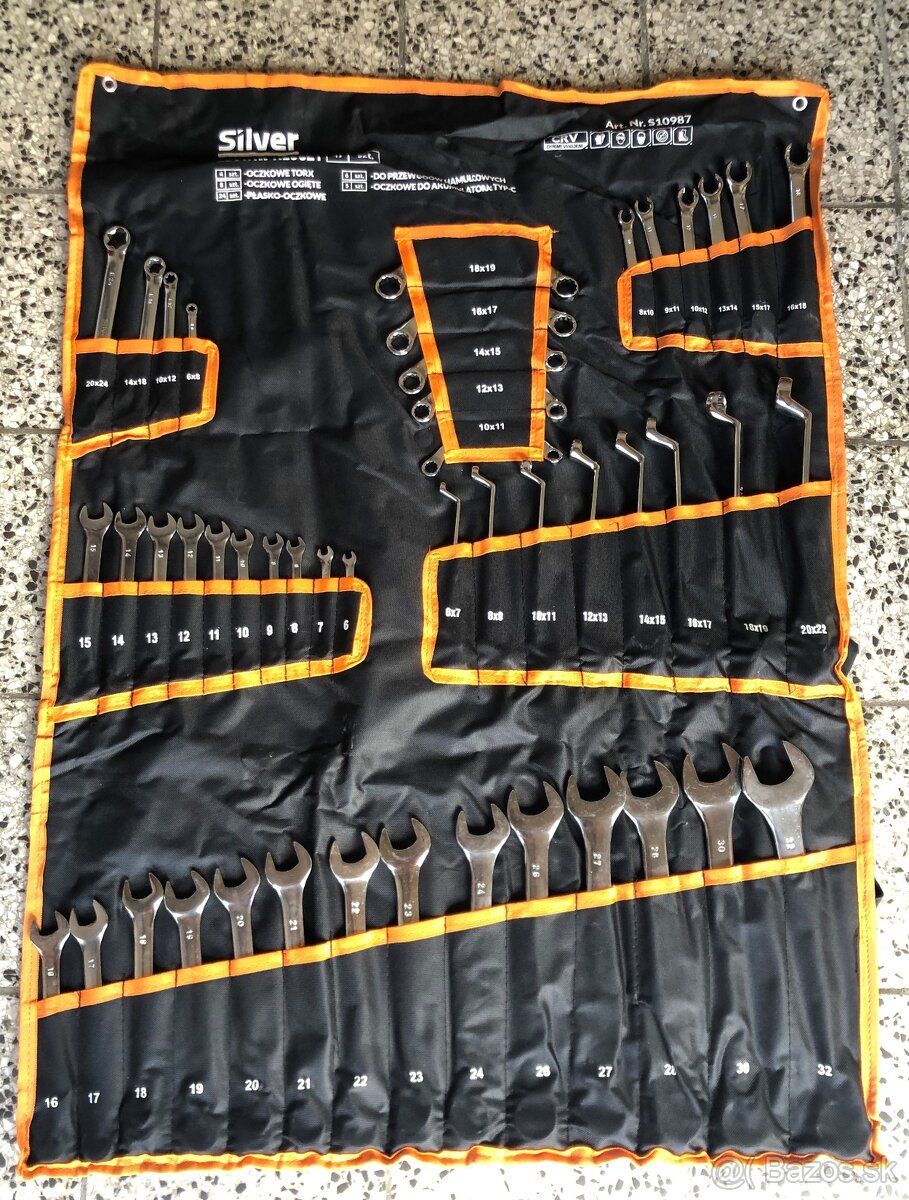 Sada kľúčov 47ks v plachte - 2