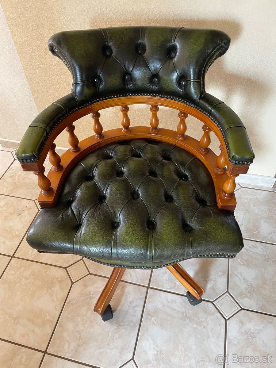 Exkluzivne kreslo Chesterfield - 2