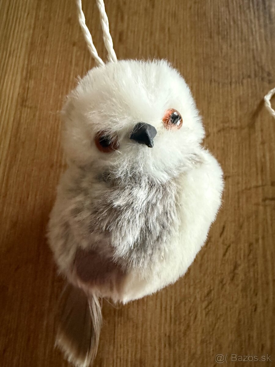 Vianočná sova -6 ks - 2