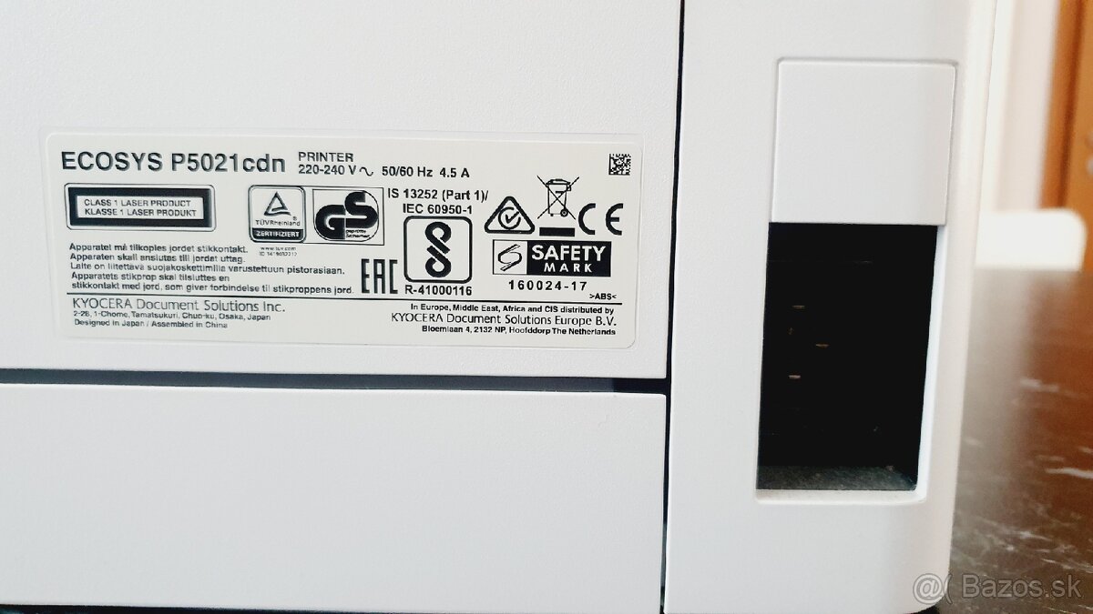 Laserova farebna tlaciaren Kyocera ecosys P5021cdn - 2