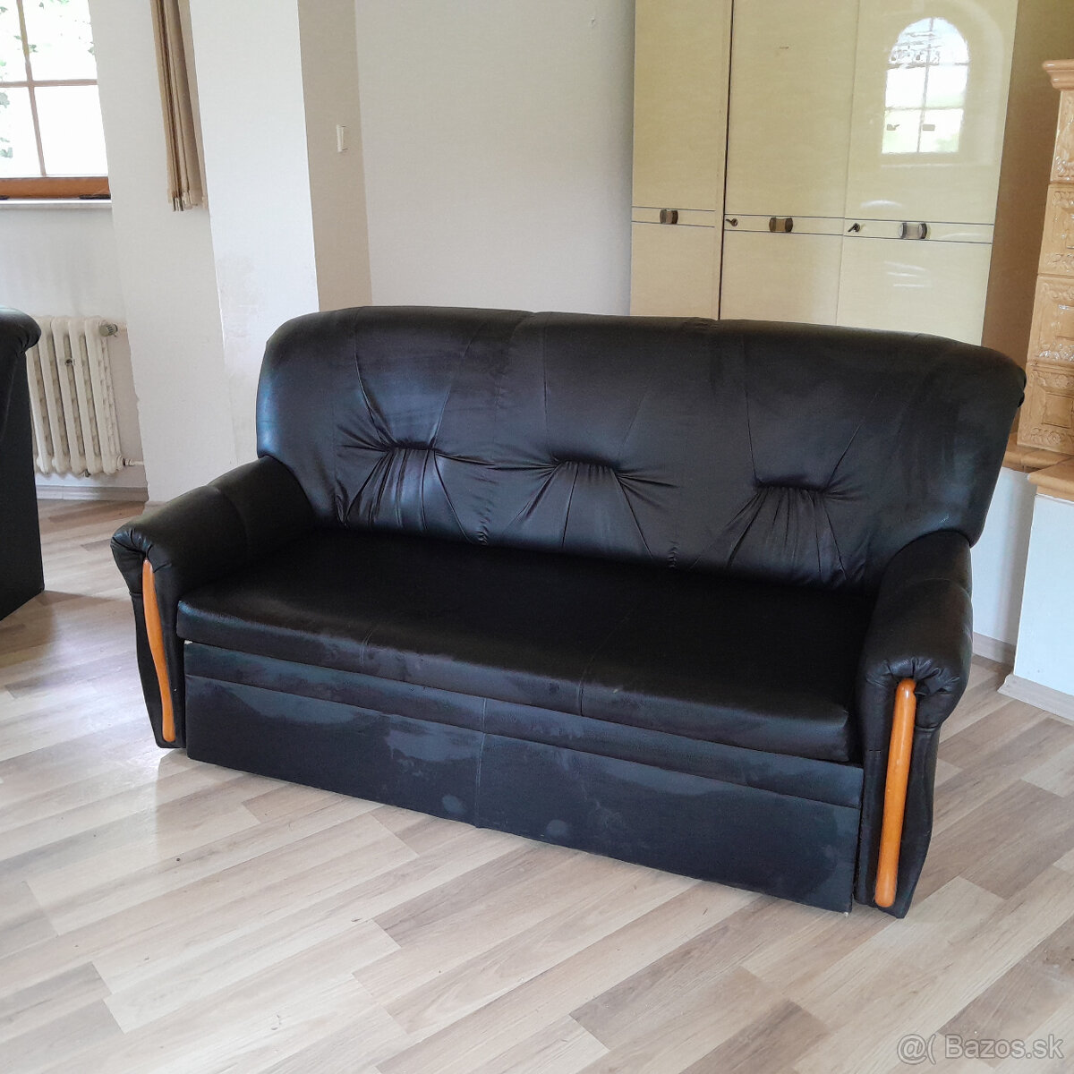 Gauč a kreslá (koženka) - 2