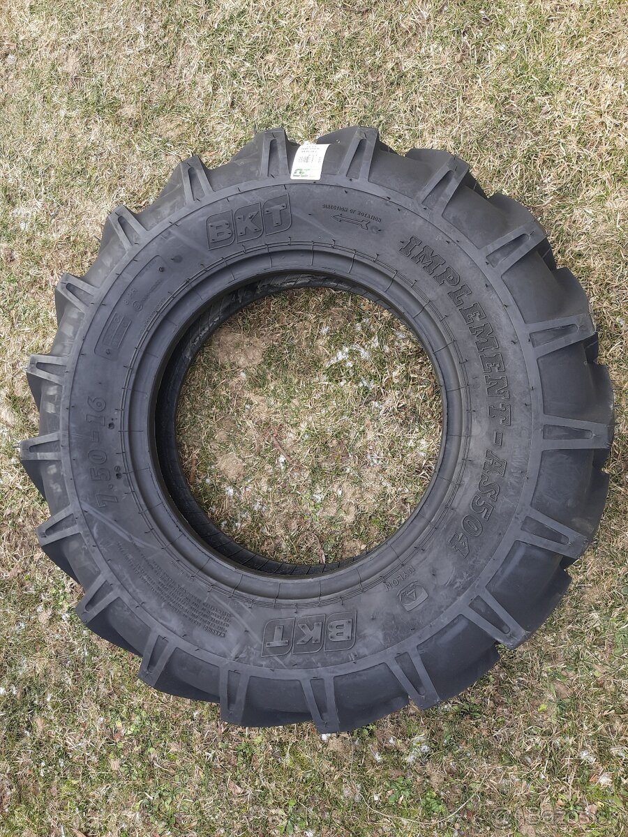 Pneumatiky 7,50-16 BKT - 2