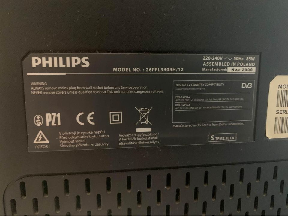 Televízor 26” PHILIPS 26PFL3404H/12 - 2