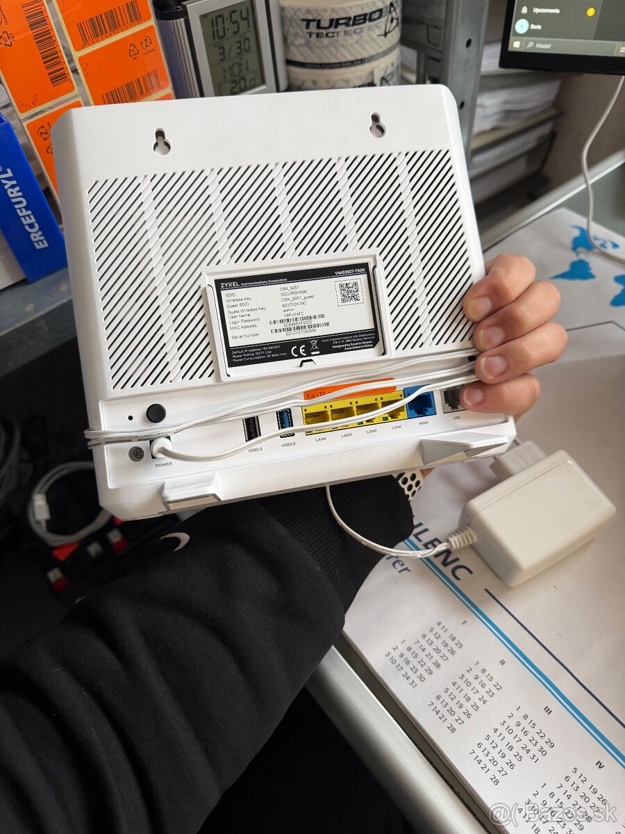 ZYXEL VMG3927-T50K + ZTE MF266 - 2