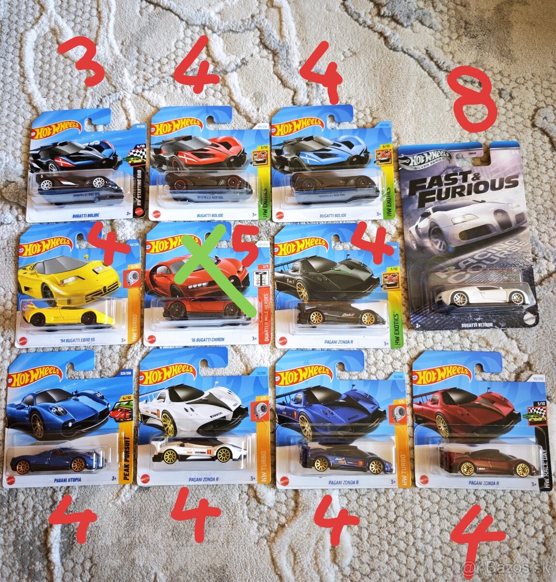 Hotwheels talianske autá - 2