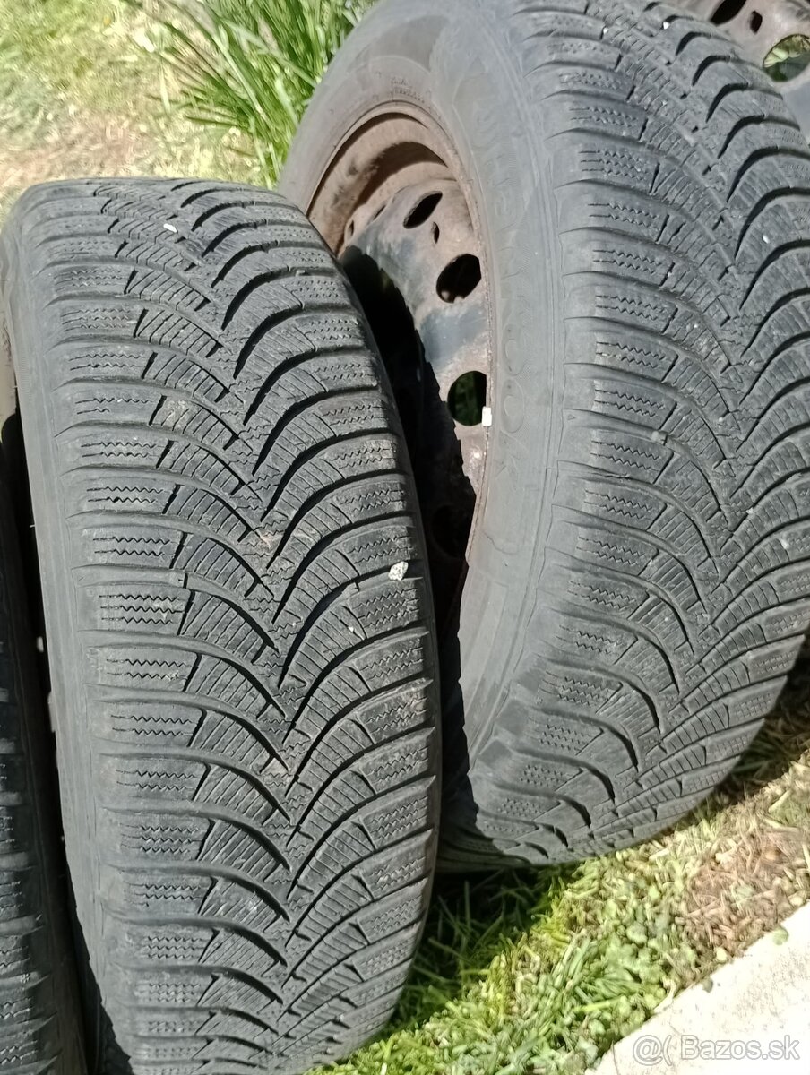 Zimné hankook 185/60 r15 ,5x100 - 2