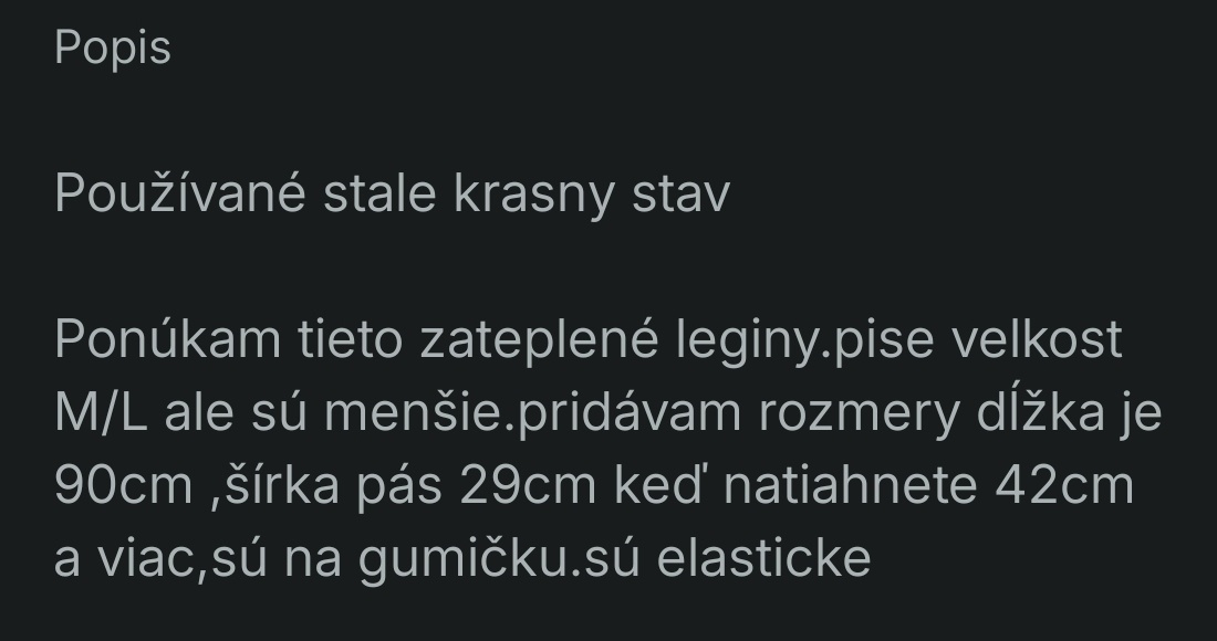 Zateplene leginy M - 2