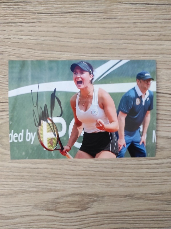 Podpísané fotky tenistiek WTA originálne autogramy - 2