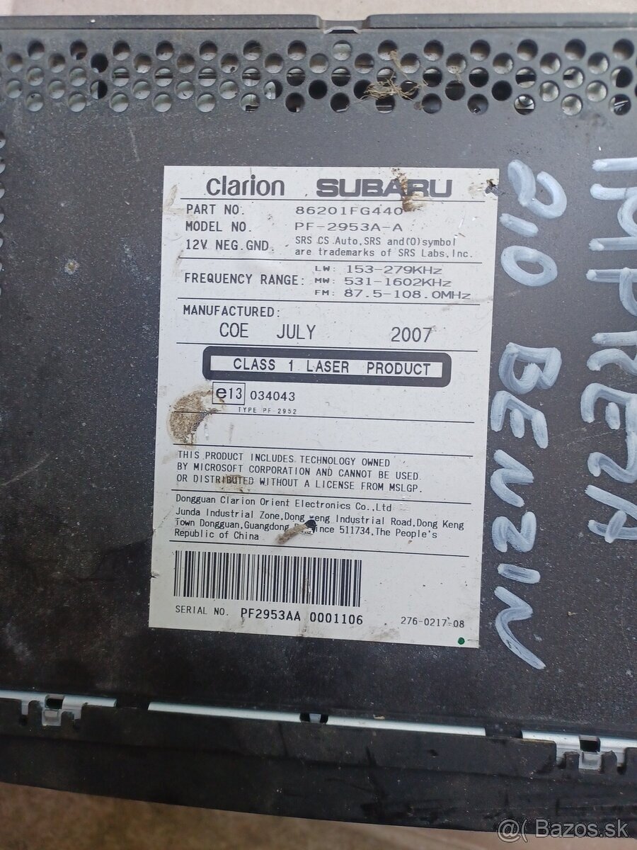 Rádio Subaru - 2