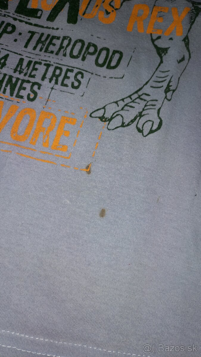 Tričko s T-Rexom, veľ. 128 - 2