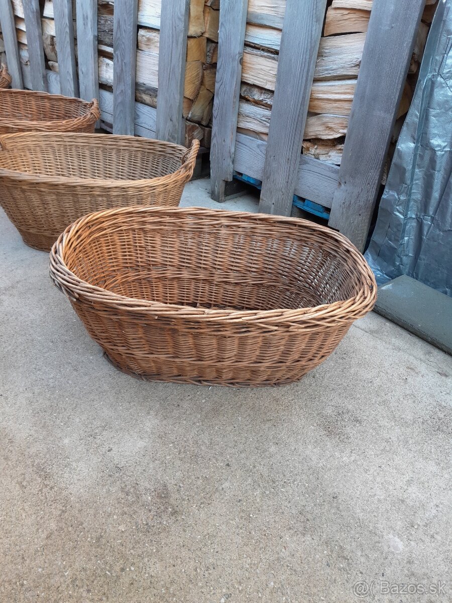 Predám veľké prútené koše - 2