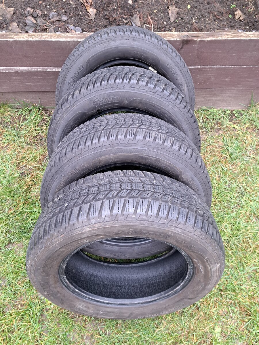 Zimne pneu 215/60 r16 - Sava eskimo XL - 2