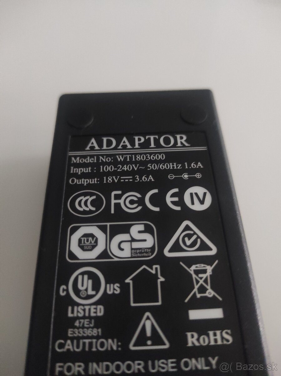 Napájací zdroj 18V 3,6A - 2