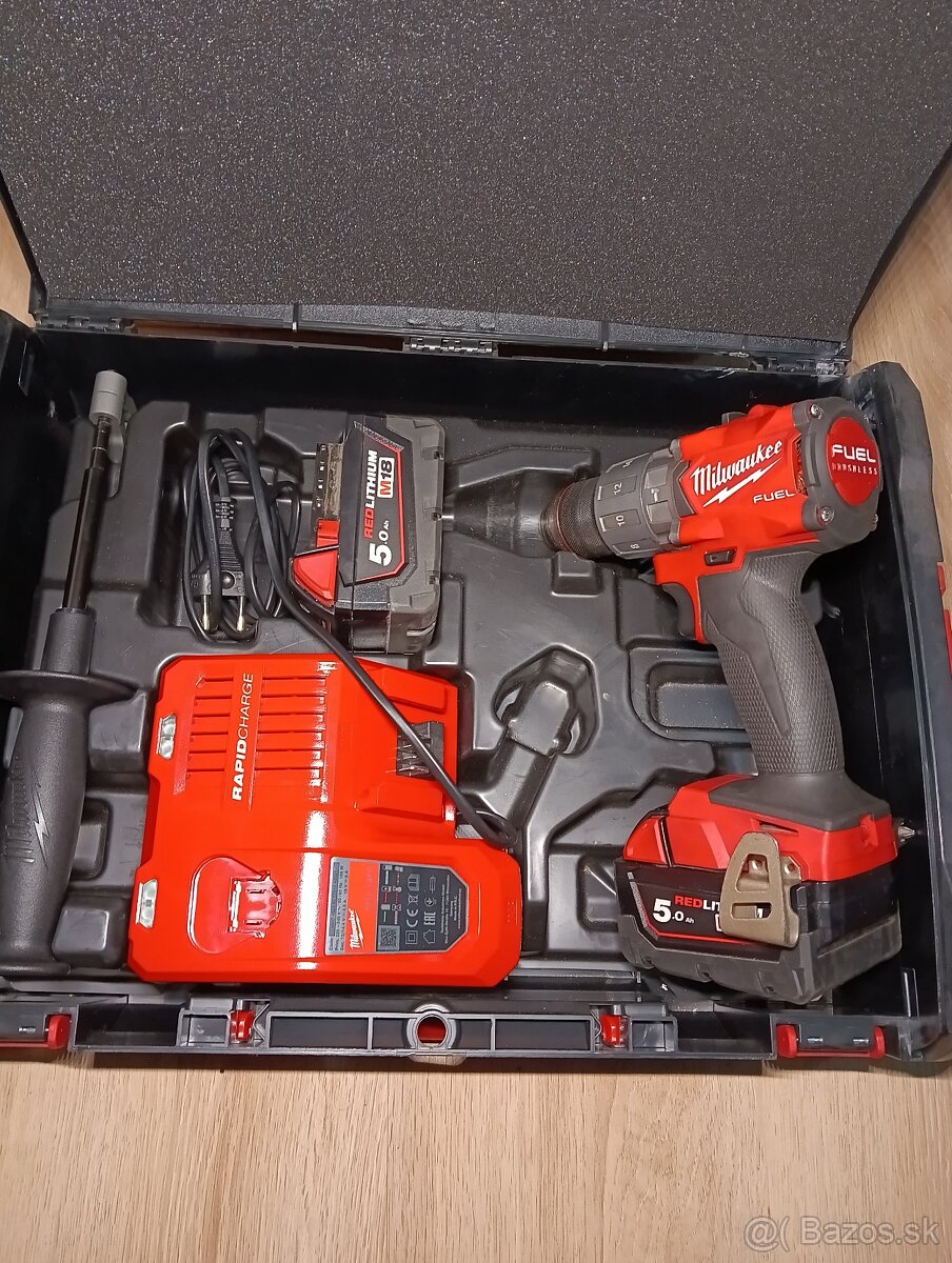 Predám Milwaukee M18 Fuel. FPD2-502X.Aku vrtačka s príklepom - 2