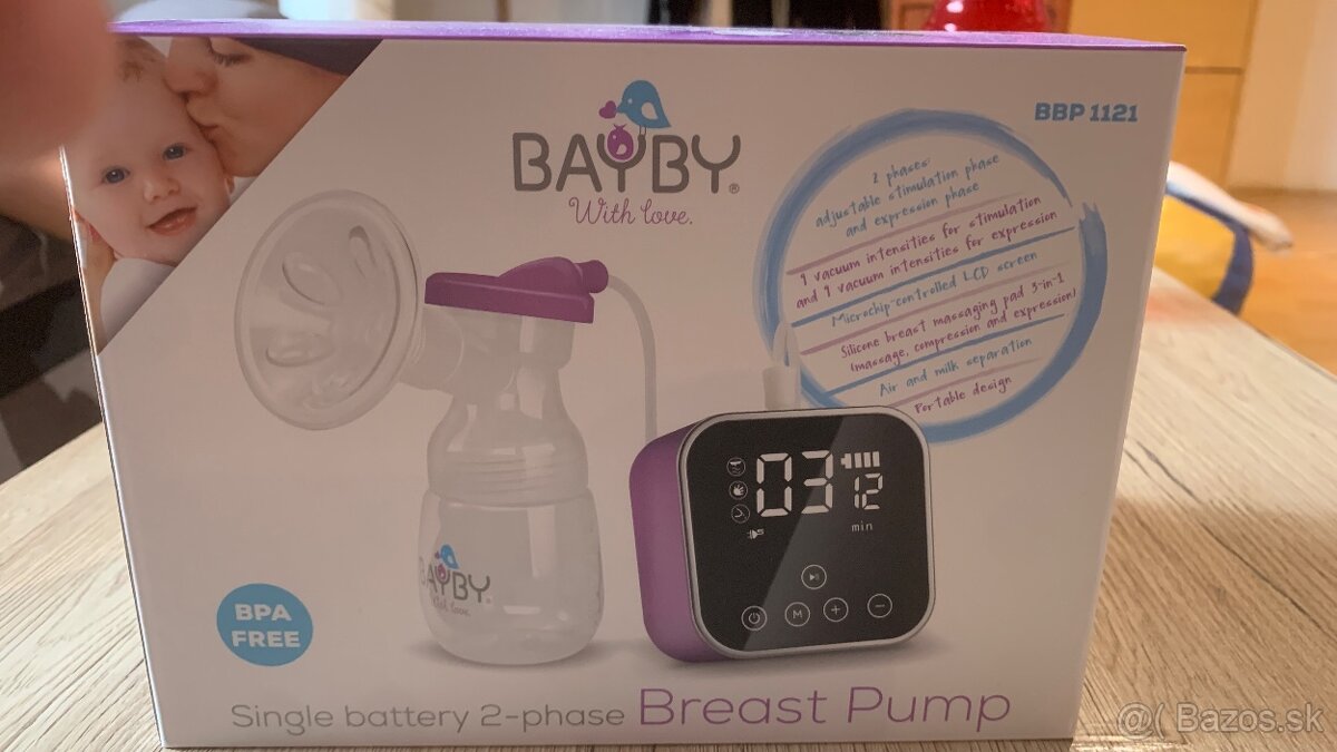 Odsávačka na mlieko s led displejom - 2